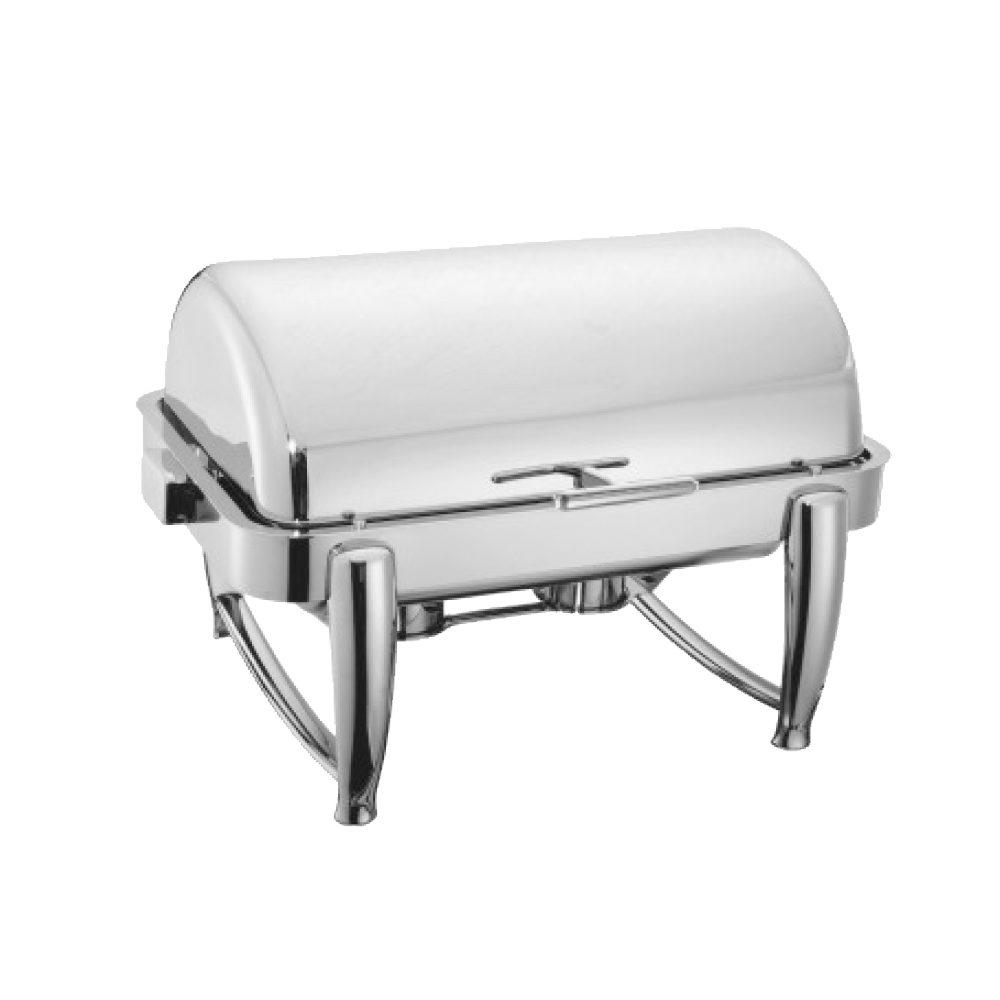 GN 1/1 Roll Top Chafing dish with S/S foodpan Stackable Design 9L - Auenberg Logo