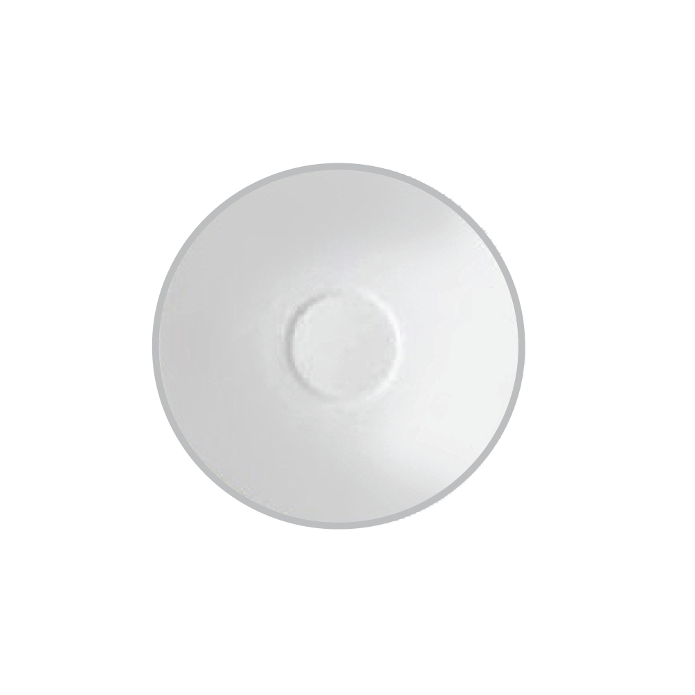 BJ-39S SAUCER 11CM WITH ON GLAZE HAND GILDING BRIGHT PLATINUM ON RIM