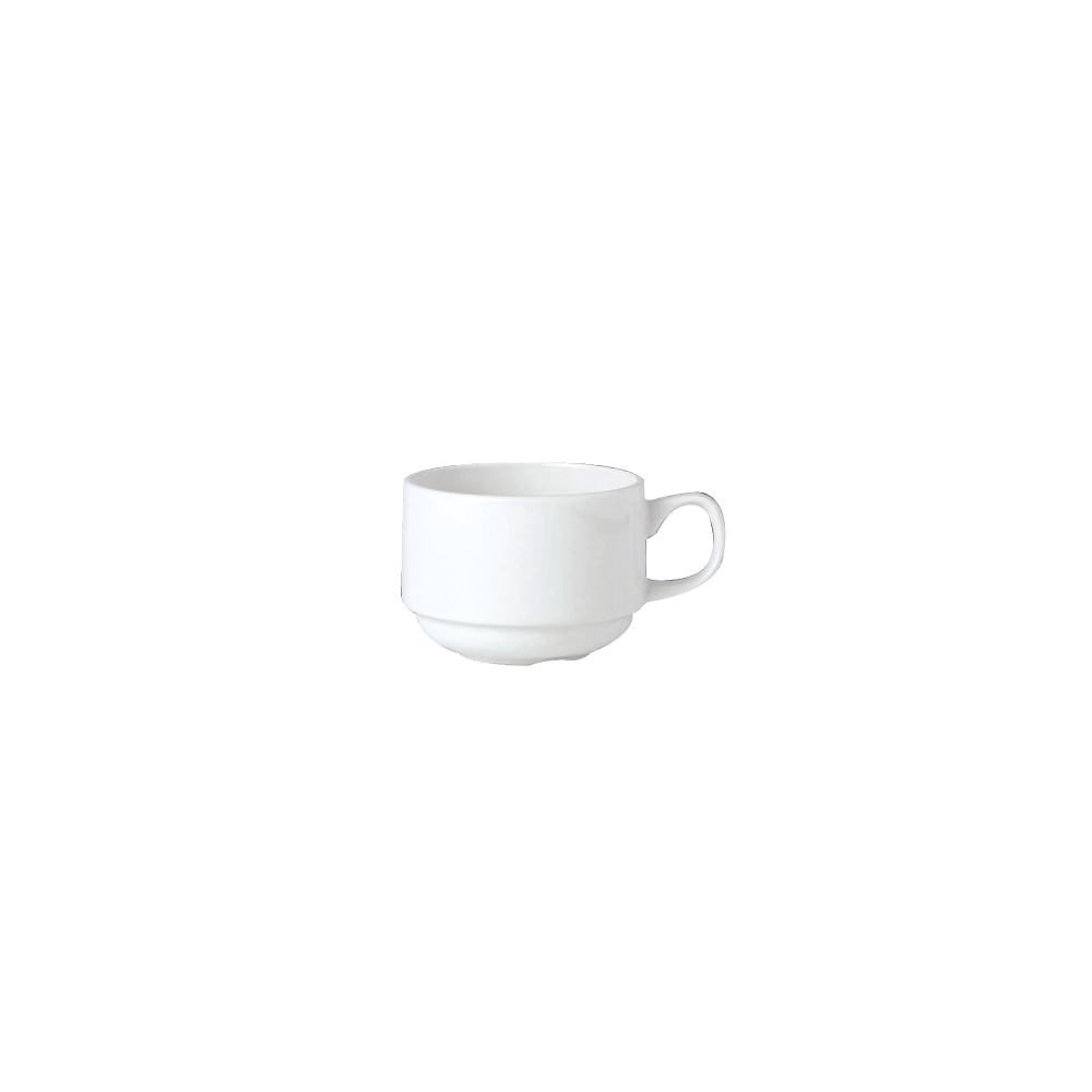 Simplicity White Cup Stacking Slimline 20 cl. 7 oz.