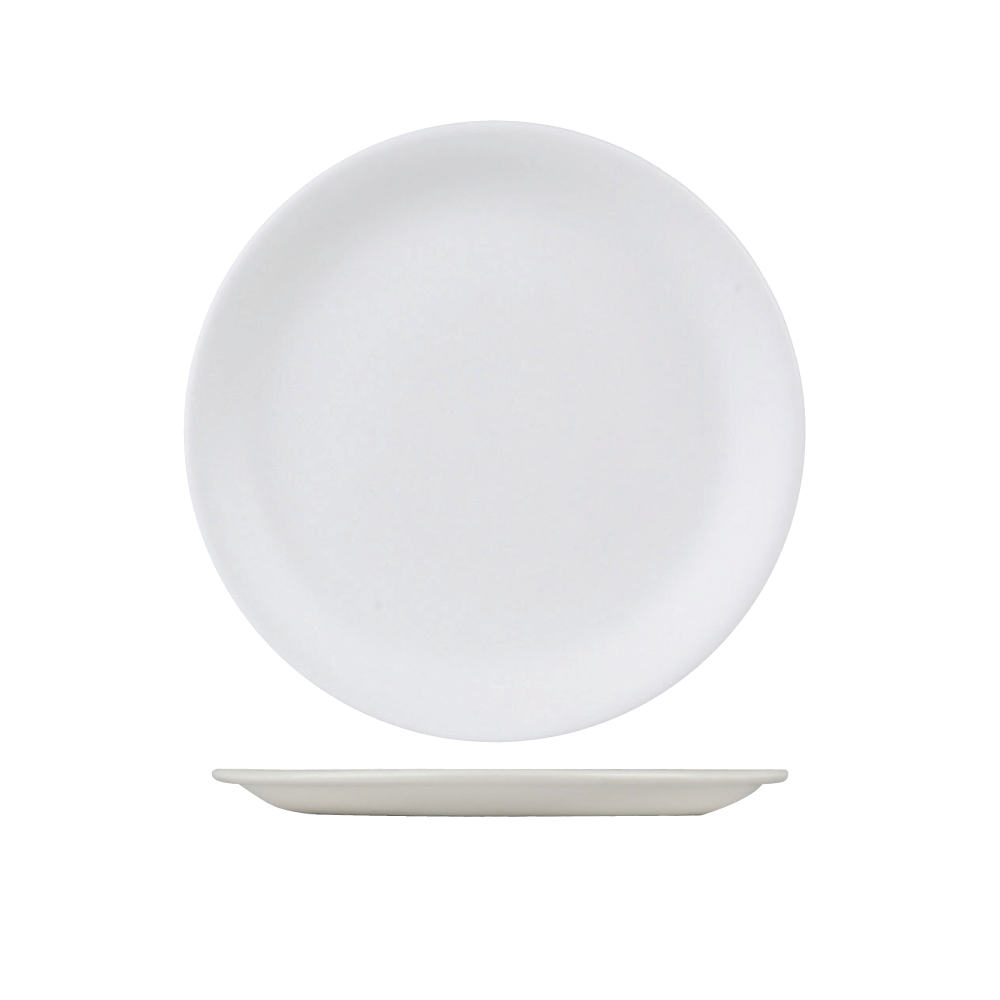 Taste White Plate Coupe 25.5cm 10"