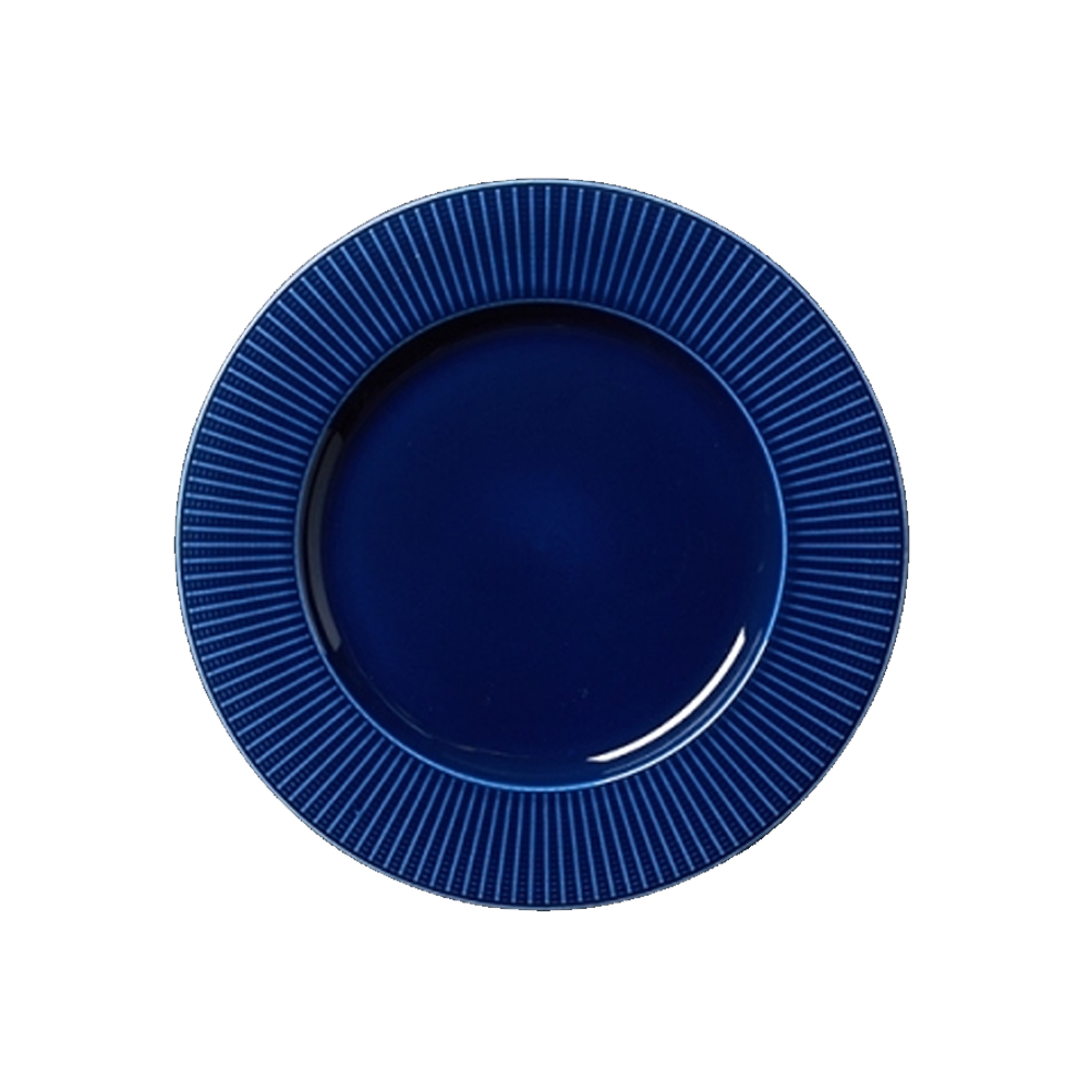 Willow Azure Gourmet Plate Large Well 28.5cm 11 1/4"